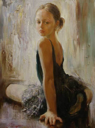 Маленькая балерина 72x98 2007