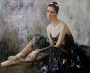Отдыхающая-балерина-100х120-2012
